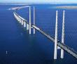 Oresund high bridge and tunnel